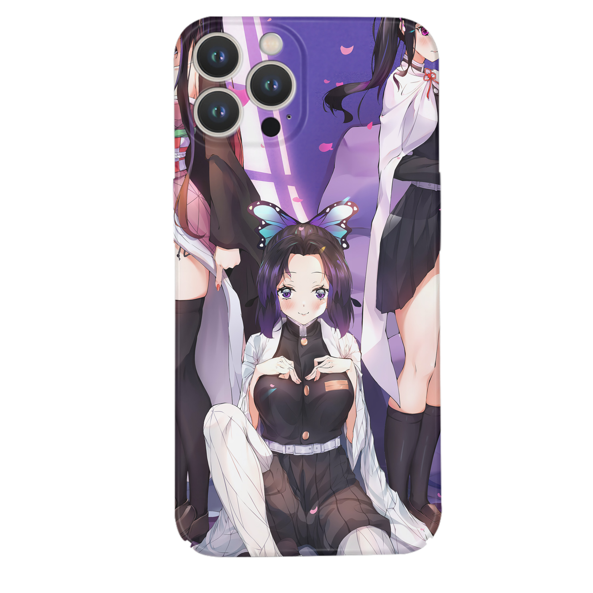 （画像用） 鬼滅の刃（きめつのやいば）竈門 禰󠄀豆子／かまど ねずこ Kamado Nezuko 【iPhone 14シリーズ対応】ハードケース